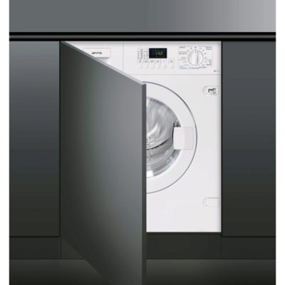 Smeg WDI147D-1 1400 Spin 7kg+4kg Integrated Washer Dryer in White Smeg WDI147D-1 1400 Spin 7kg+4kg Integrated Washer Dryer in White